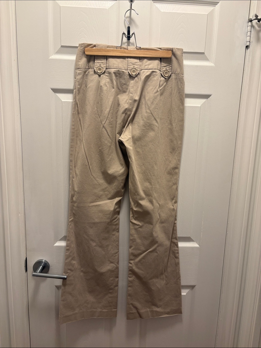 BEDO Neutral Beige Cotton Blend Skirt with Stretch - Picture 6 of 7